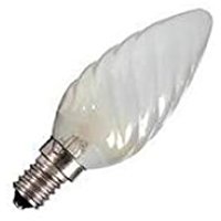 [TOCH15] INCANDESCENZA TORTIGLIONE CHIARO 15W E14 GE