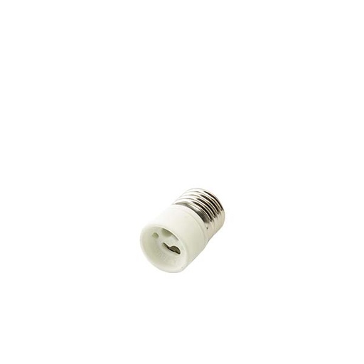 [F0011] PORTALAMPADA FAI ADATTATORE MASCHIO E27 FEMMINA GU10 PORCELLANA FAI