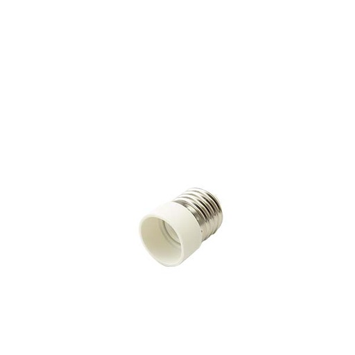 [F0012] PORTALAMPADA FAI ADATTATORE MASCHIO E27 FEMMINA E14 TERMOPLASTICO 