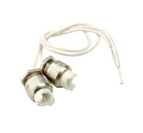 [F0103] PORTALAMPADA PER ALOGENE ATTACCO R7S FISSAGGIO CON DADO FAI  (COPPIA)