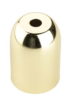 [F0149OT] BICCHIERE CILINDRICO FAI COPRI PORTALAMPDA IN METALLO  E27 OTTONE 