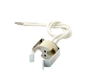 [F0183M] PORTALAMPADA PER ALOGENE GZ4-G5.3-GX5.3-GX6.35-GZ6.35 FORI Ø 3MM FAI