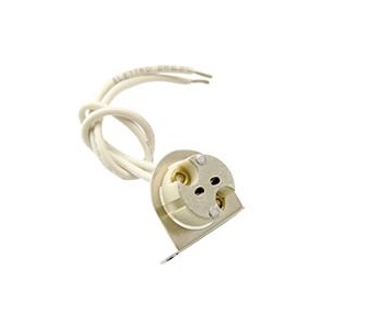 [F0183S] PORTALAMPADA PER ALOGENE GZ4-G5.3-GX5.3-GX6.35-GZ6.35 FORI Ø 3.2MM FAI 