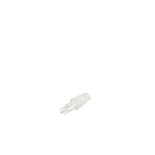[F0232TR] SERRACAVO CON FILETTO MASCHIO TRASPARENTE FAI