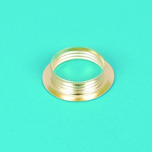 [F1042] GHIERA FAI FILETTATA OTTONE E14 IN METALLO