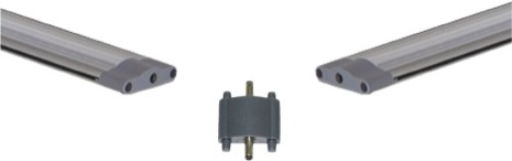 [LLAXLCSL5180] GIUNTO COLLEGAMENTO BARRA-BARRA 180° RSL50725  LIGHT