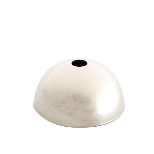 [F0158CR] CAPPELLO COPRI P.DE METALLO CROMO LUCIDO FAI