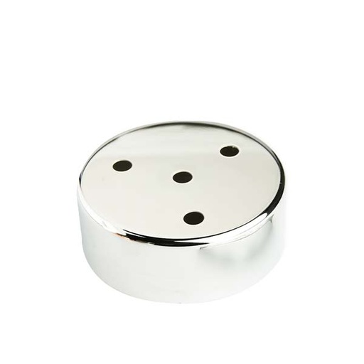 [F1159CR4] ROSONE IN METALL0 X PENDEL CROMO 4 FORI +STAFFA FAI