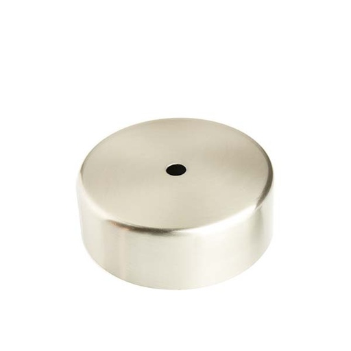 [F1159SA] ROSONE IN METALL0 X PENDEL SATINATO 1 FORO +STAFFA FAI