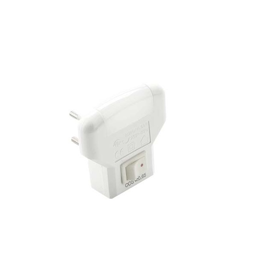 [F8095RO] LUCE NOTTURNA 1W ROSSA 2P FAI