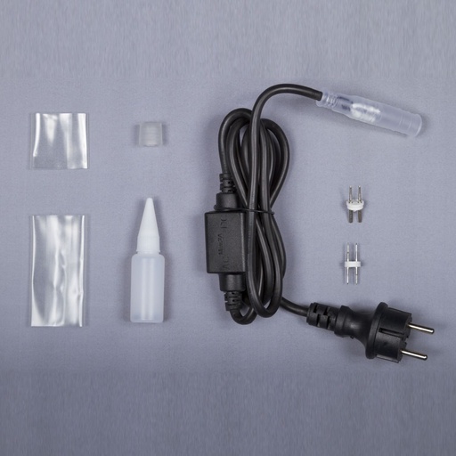 [L12912] SET ACCESSORI ACX1 SPEZZONE CABLATO DI TUBO LED ACC. PN-PNL A1 Ø13MM 2 CAVI INT.