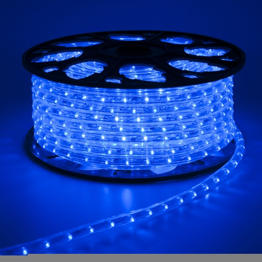 [L26544] TUBO LUMINOSO PN A1 Ø13MM 45MT. 1620 LED BLU LUCE FISSA 230V ESTERNO + SET ACCES