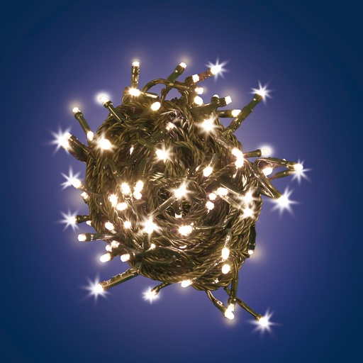 [L30978] CATENA TL 180 LED CLASSIC 5MM CONTROLLER 7G+OFF TIMER 6-18 ORE A BATTERIA ESTERN