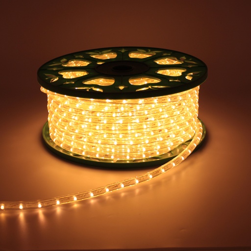 [TL102G] TUBO LUM.2VIE L/FISSA 50MT GIALLO LJ