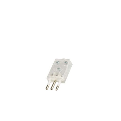 [F8001TR] SPINA CIVILE FAI 2P+T 10A S10 ASSIALE TRASPARENTE