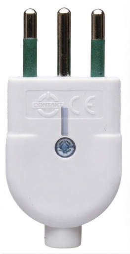 [F8101] SPINA CIVILE FAI 2P+T 10A S11 ASSIALE BIANCO