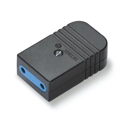 [110.5010/N] PRESA MOBILE QUICK 2P 10A NERO SCAME