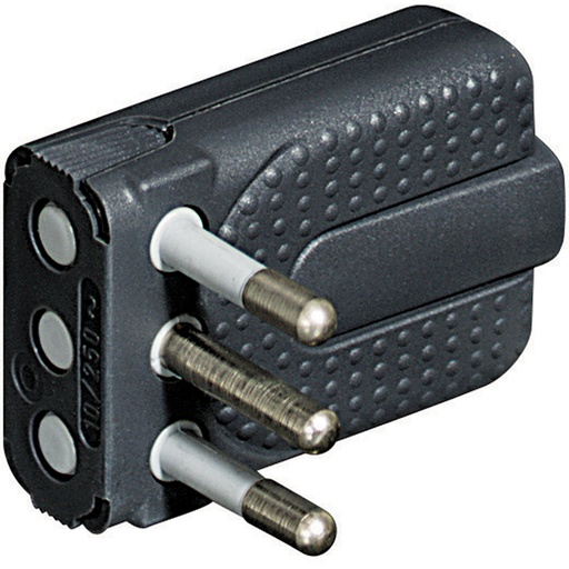 [BTIS2465TGE] SPINA CIVILE BTICINO  2P+T 10A ORIENTABILE S11-SPB11 GRIGIO