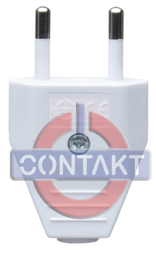 [CT1000B] SPINA CIVILE CONTAKT 2P 10A S10 ASSIALE BIANCO