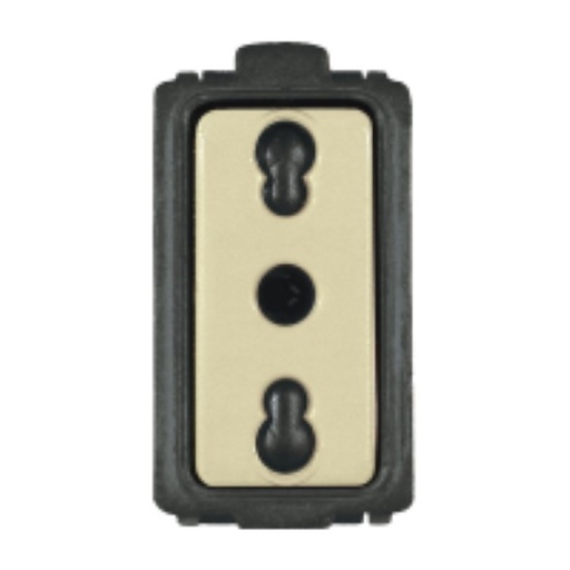 [FG12045] FRUTTO FAEG PRESA BIVALENTE 10/16A DA INCASSO 10/16A 250V TIPO BTICINO MAGIC