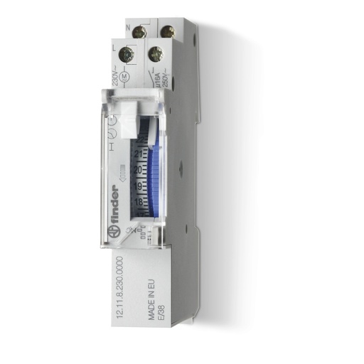 [FIN121182300000] INTERRUTTORE ORARIO EMR GIORNALIERO 1 NO 16 A