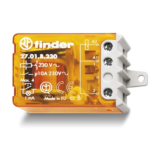 [FIN270182300000] RELÈ ELETTROMECCANICO AD IMPULSI TIPO 270182300000 - SERIE 27 FINDER
