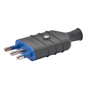 [GEWGW28006] SPINA CIVILE E INDUSTRIALE GEWISS  2P+T 16A S17 250V NERO