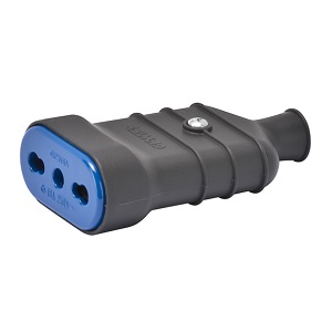 [GEWGW28206] PRESA CIVILE E INDUSTRIALE GEWISS BIPASSO 10/16A 2P+T P17- P11 250V NERO