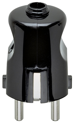 [VIW00230N] SPINA CIVILE VIMAR 2P+T16A S31 250V STANDARD TEDESCO NERO