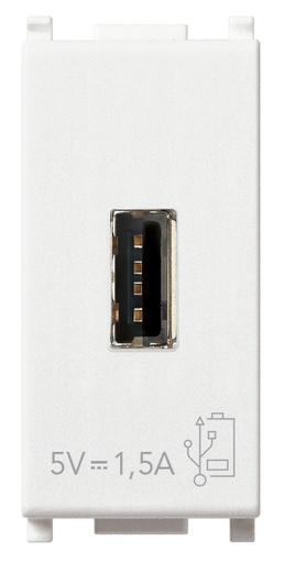 [VIW14292] FRUTTO VIMAR PRESA USB 5V 1,5A BIANCO 1 POSTO SERIE PLANA