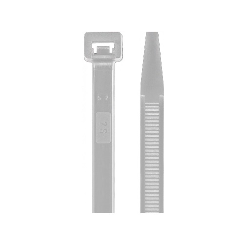 [CT2575B] FASCETTA NYLON CONTAKT 2.5X75MM Ø12 8KG 100PZ  BIANCO