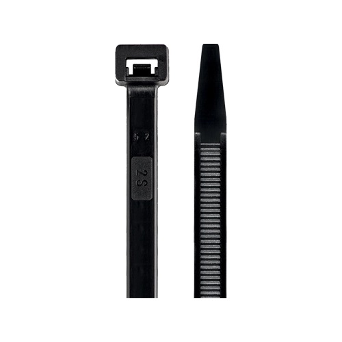 [CT48370N] FASCETTA NYLON CONTAKT 4.8X370 MM Ø104 22KG 100PZ NERO