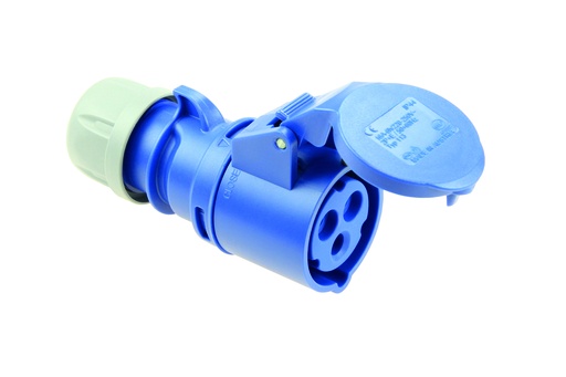 [FG23503] PRESA INDUSTRIALE FAEG VOLANTE 2P+T 16A 230V IP44 BLU