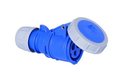 [FG23504] PRESA INDUSTRIALE FAEG VOLANTE 2P+T 16A 220V IP67 BLU