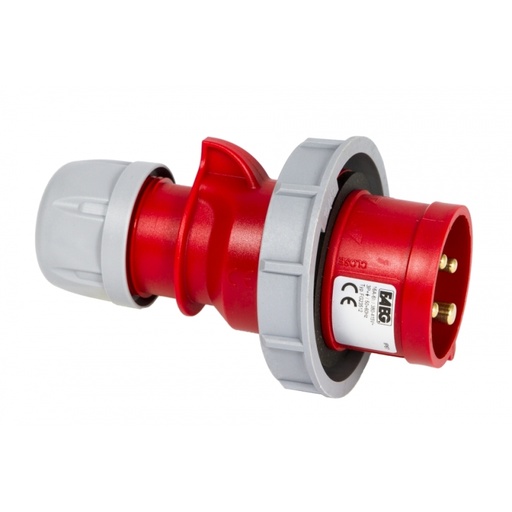 [FG23519] SPINA INDUSTRIALE FAEG VOLANTE 3P+T 32A 400V IP67 ROSSO