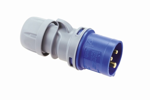 [FG23701] SPINA INDUSTRIALE FAEG VOLANTE ATTACCO RAPIDO 2P+T 16A 230V IP44 BLU