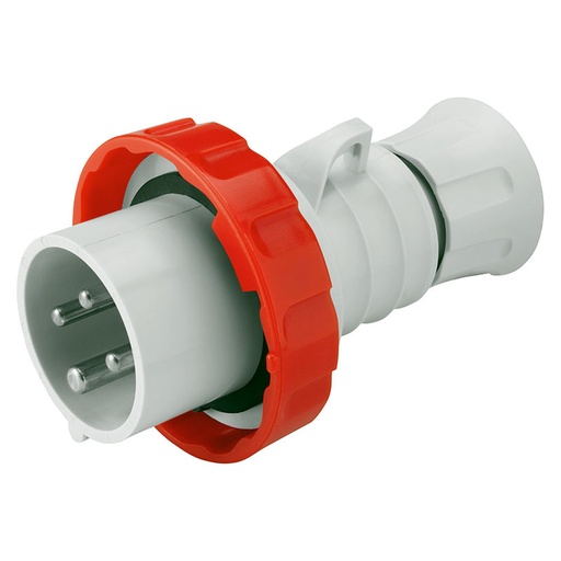 [GEWGW600042H] SPINA INDUSTRIALE GEWISS VOLANTE 3P+N+T 32A 380V IP66-IP67-IP68-IP69 ROSSA