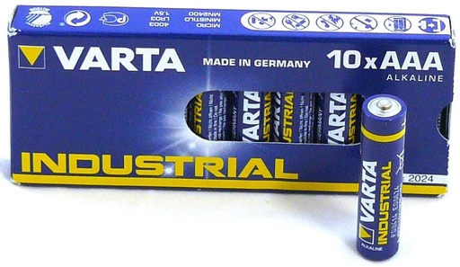 [4003] PILE VARTA ALKALINE MINISTILO AAA INDUSTRIAL BULK 10 PZ 4003