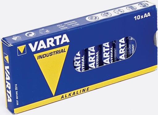 [4006] PILE VARTA ALKALINE  STILO AA INDUSTRIAL  BULK 10 PZ 4006