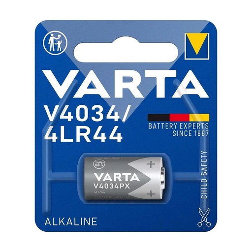 [4034] PILE VARTA ALKALINE PER FOTOGRAFIA  6V  BL.1 4034/PX28