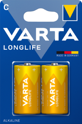 [4120] PILE VARTA ALKALINE LONGLIFE TORCIA D BL. 2 4120