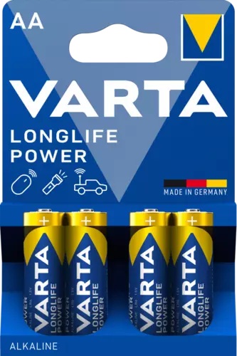 [4906] PILE VARTA ALKALINE LONGLIFE POWER STILO AA BL.4 4906