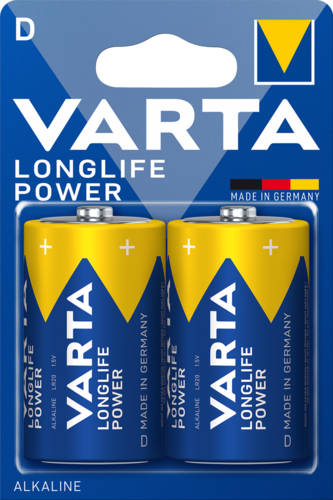 [4920] PILE VARTA ALKALINE LONGLIFE POWER TORCIA  D BL.2 4920