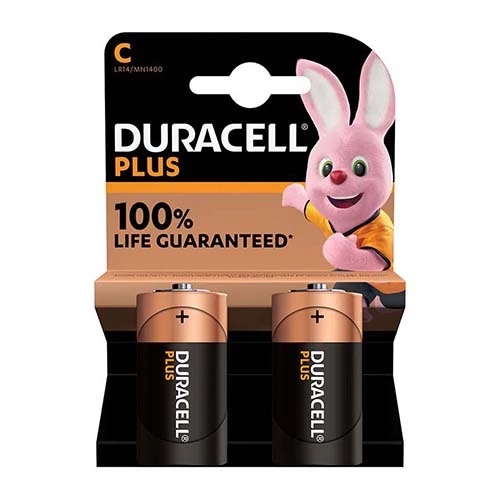 [MN1400P] PILE DURACELL ALKALINE MEZZA TORCIA C BL.2