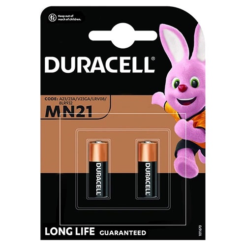 [MN21B] PILE DURACELL PER RADIOCOMANDI 12V  BL. 2  MN21