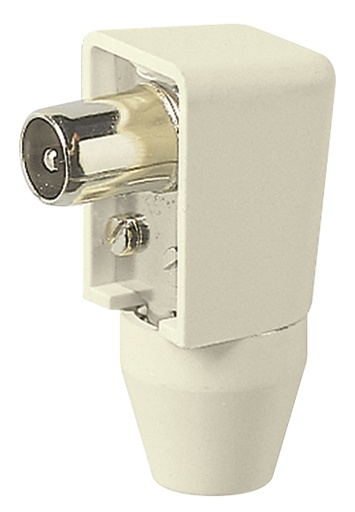 [VIW01631] SPINA ANTENNA COASSIALE VIMAR TV 90° AVORIO