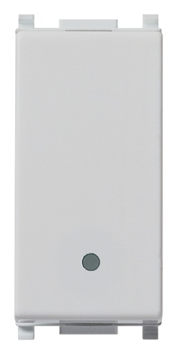 [VIW14004SL] FRUTTO VIMAR DEVIATORE 10A DA INCASSO 10/16 250V SERIE PLANA 1 POSTO SILVER