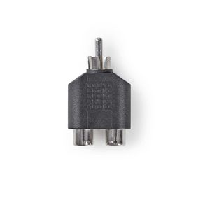 [AL70830] ADATTATORE DA SPINA PHONO RCA A 2 PRESE PHONO RCA ALPHA