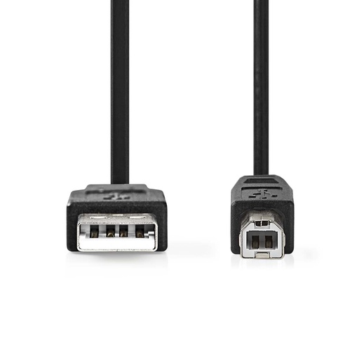 [M486611178] CAVO USB 2.0 A M-B M CCA 3MT. NERO MKC