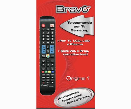 [ORIGINAL1] TELECOMANDO TV BRAVO MODELLO ORIGINAL DEDICATO PER SAMSUNG 